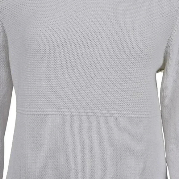 J.Jill Turtleneck Knit Sweater White Long Sleeve Size Medium - Picture 3 of 12